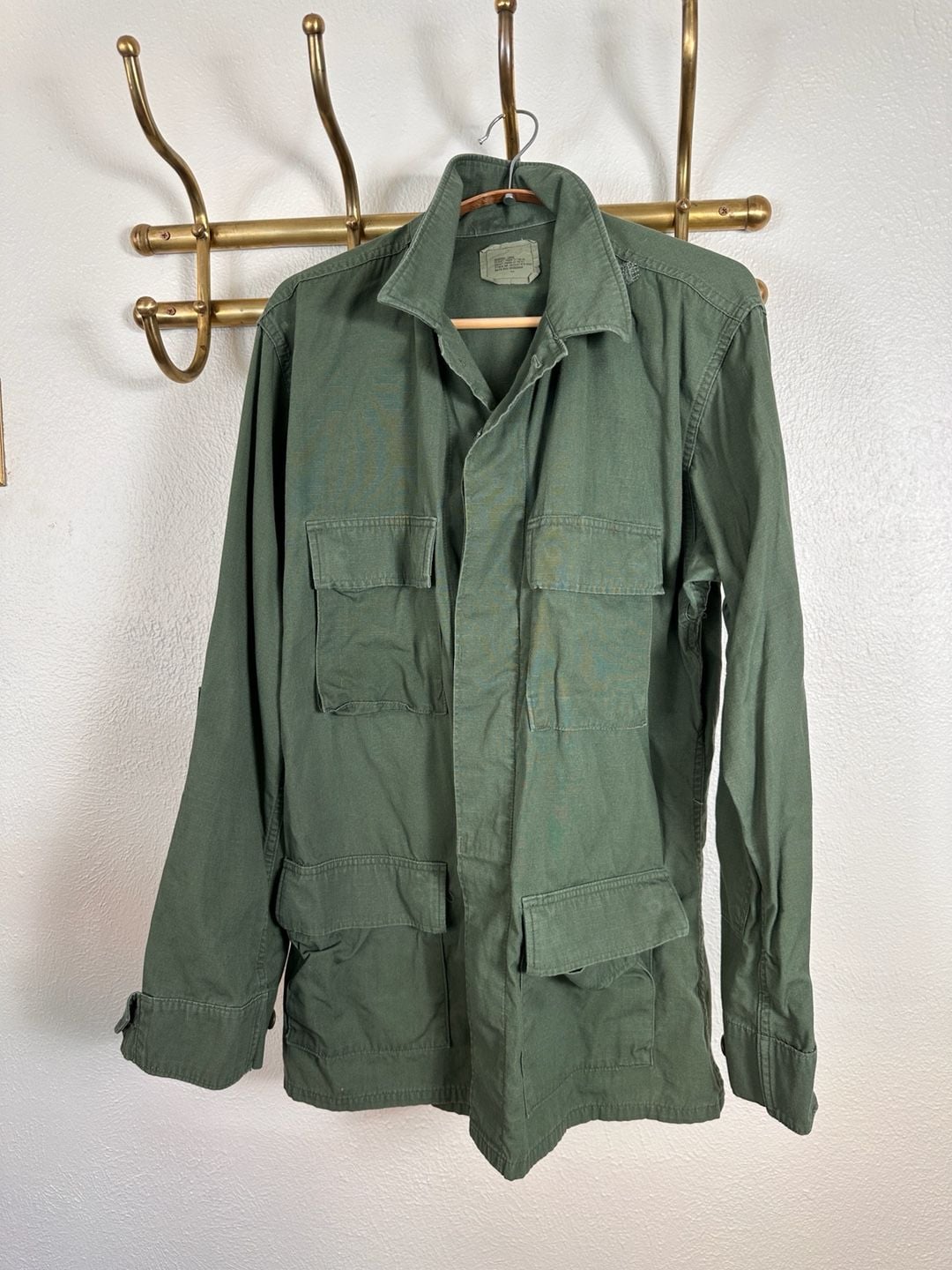 US Military Field Jacket Medium Long Olive Green BDU Army Coat 2