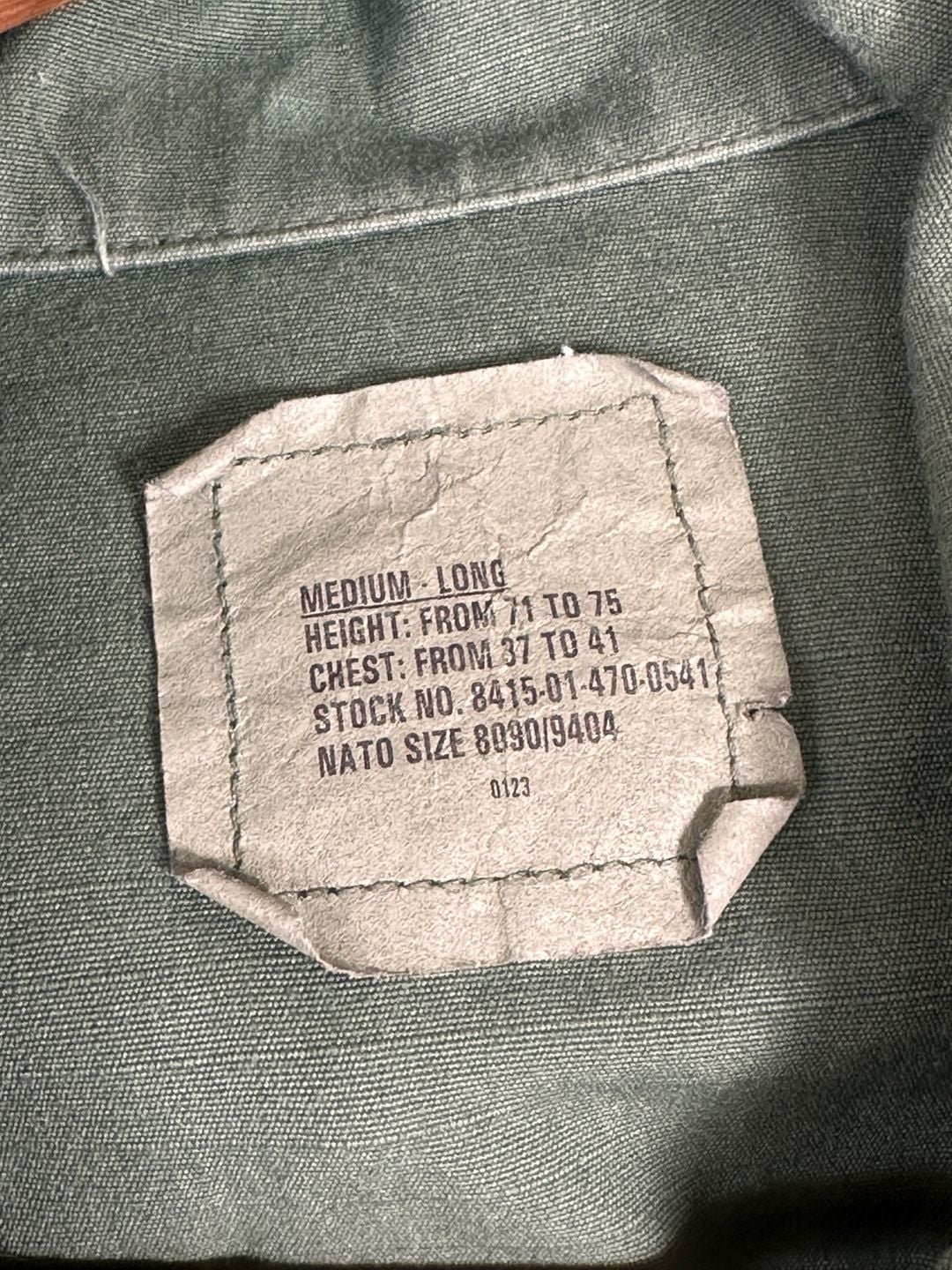 US Military Field Jacket Medium Long Olive Green BDU Army Coat 3