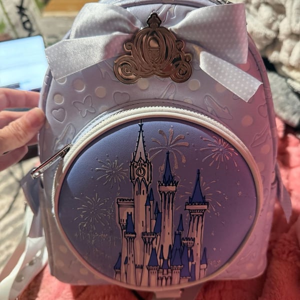 Disney Loungefly Cinderella Castle Mini Backpack New with Tags