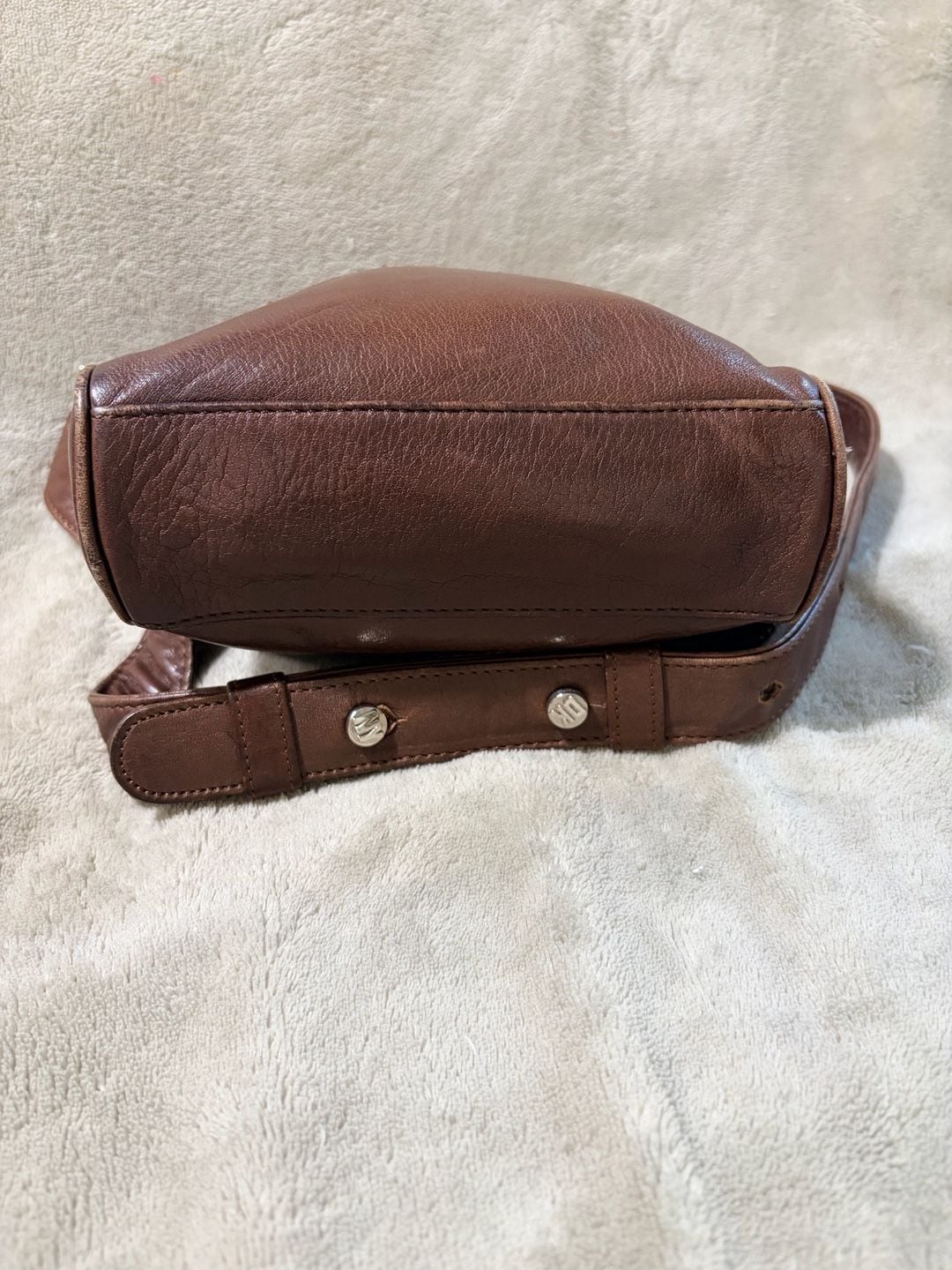 DKNY Brown Leather Crossbody Bag 5