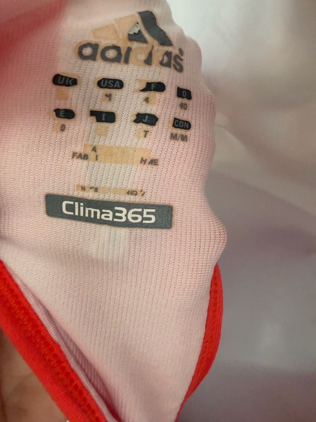 Adidas Climacool Tank Top Orange Athletic Racerback 9
