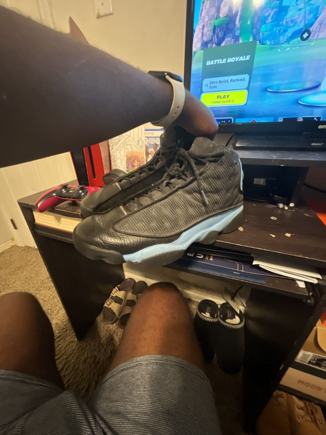Nike Air Jordan 13 Retro Black University Blue 2