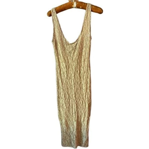 RARE VICTORIA SECRETS 70's SEXY LACE MAXI DRESS GORGEOUS BRIDE WEDDING M