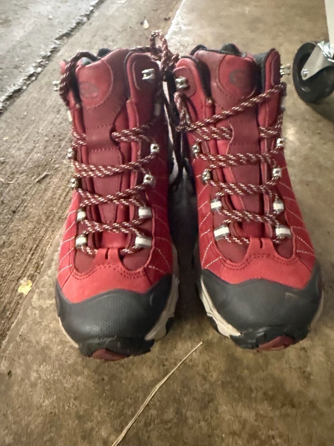 Oboz Sawtooth Mid BDry Hiking Boots Size 6.5W Red Waterproof 2
