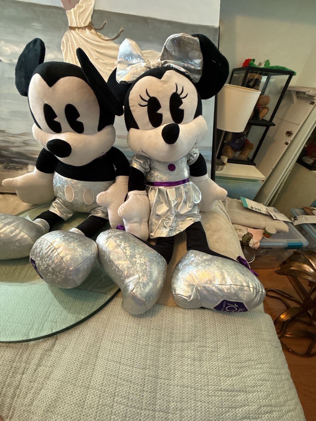 Disney Mickey and Minnie Mouse Plush 100 Years of Wonder Set 8