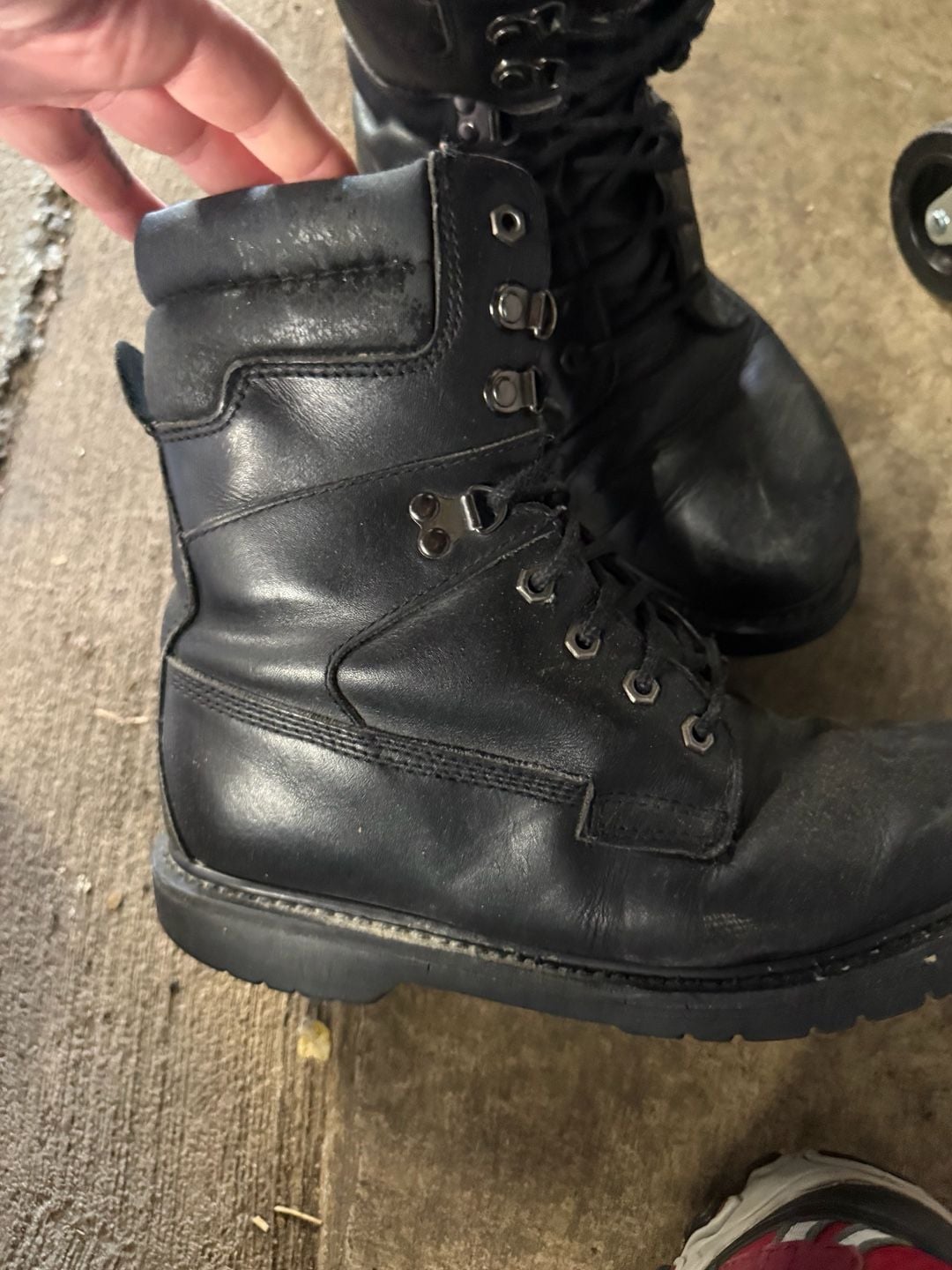 Fieldmaster Insulated Work Boots Size 9.5D Black Leather 3