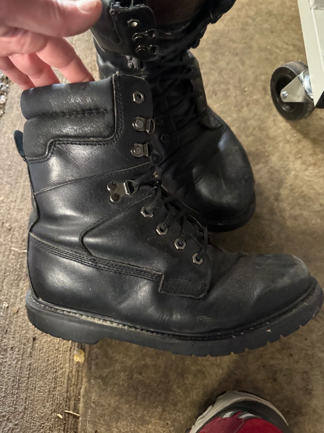 Fieldmaster Insulated Work Boots Size 9.5D Black Leather 4