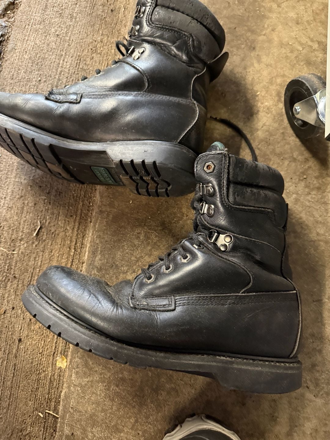 Fieldmaster Insulated Work Boots Size 9.5D Black Leather 5