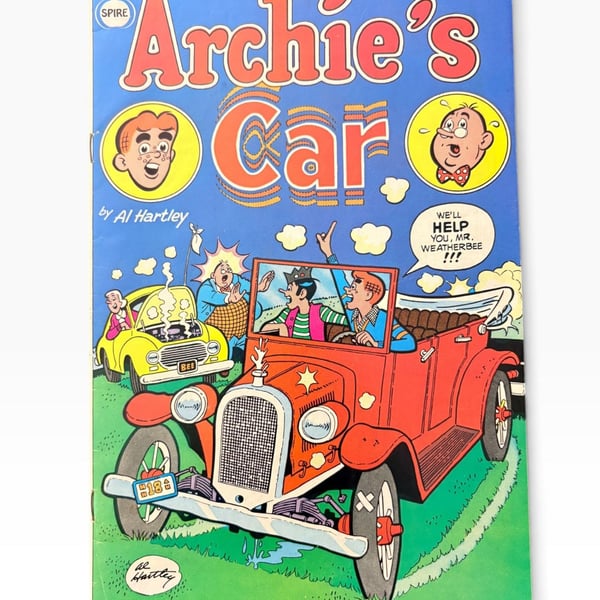 Archie Comics Archie's Car 1979 Al Hartley Spire Comics | Vintage