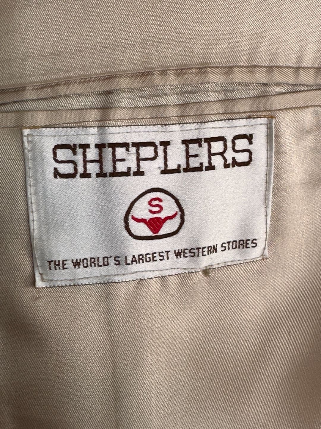 Sheplers Western Blazer Size 42R Tan Wool Sport Coat Jacket 3