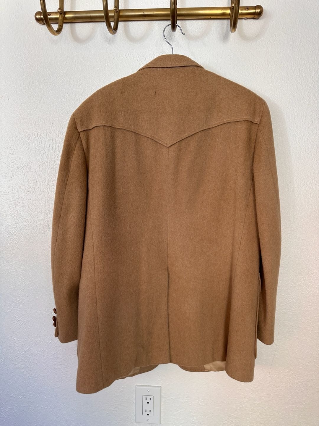 Sheplers Western Blazer Size 42R Tan Wool Sport Coat Jacket 4