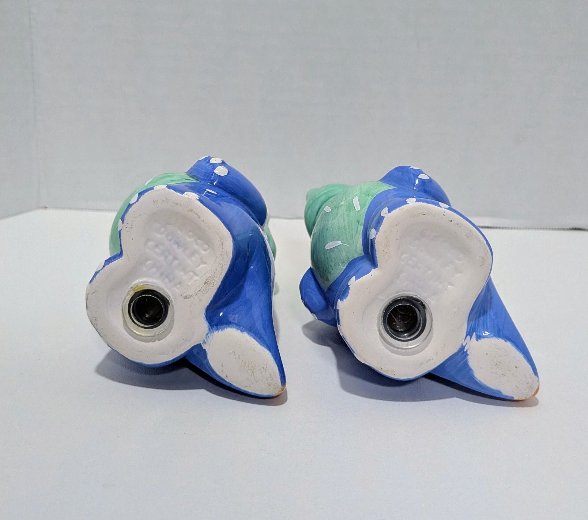 Dinosaur Salt Pepper Shakers CoCo Dowley Certified International Ceramic Vintage 2