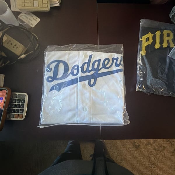 Nike Los Angeles Dodgers Baseball Jersey Size XL White