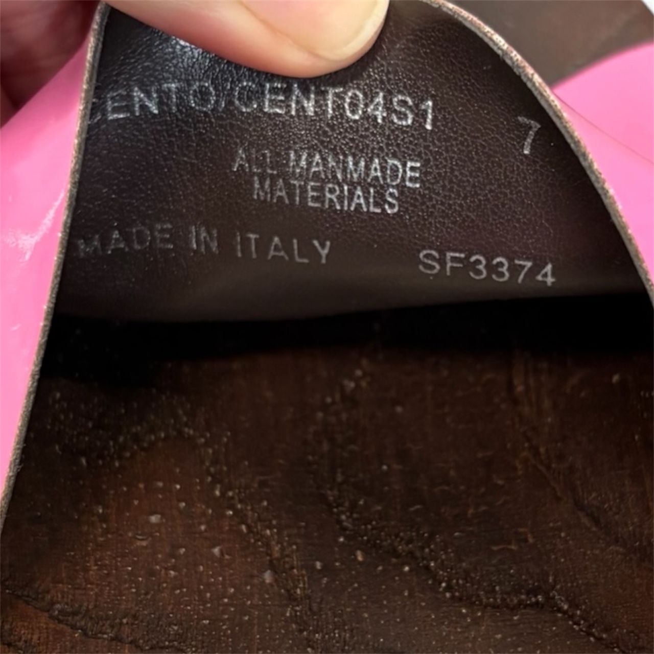 Y2K made in Italy Steve Madden pink clogs 4