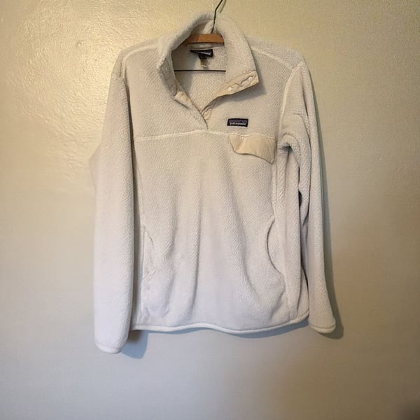 Women’s Patagonia Re-Tool Snap-T Pullover Fleece Sweater STY25442 Size Large 