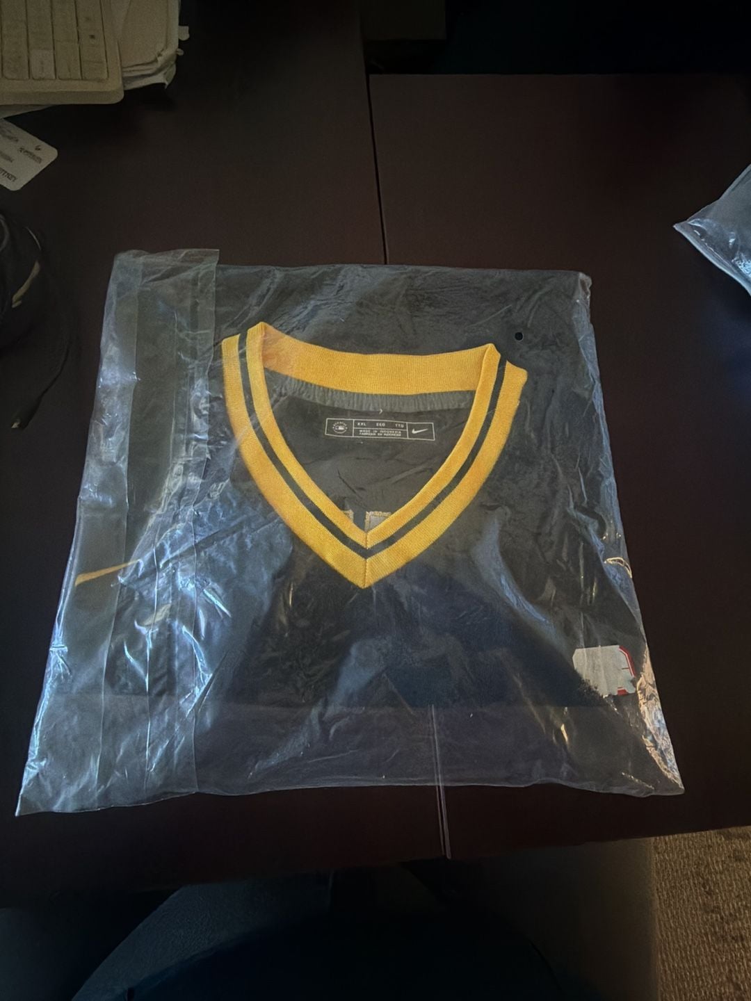 Nike MLB Pittsburgh Pirates Jersey Size XXL Yellow Black 1