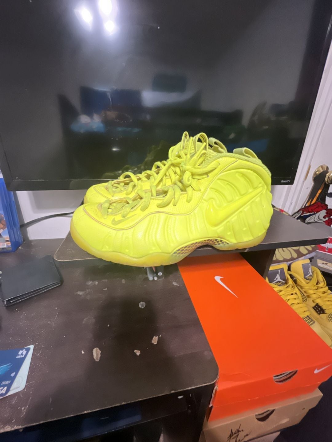 Nike Air Foamposite Pro Volt Sneakers 5