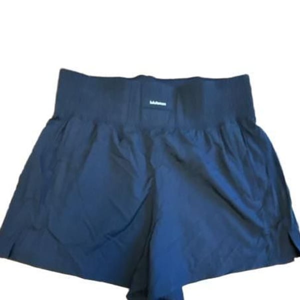 Lululemon Athletic Shorts Size 10 Black High Rise Running