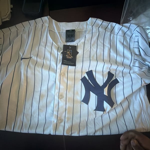 Nike New York Yankees Jersey Size 48 Mariano Rivera 42 Pinstripe MLB