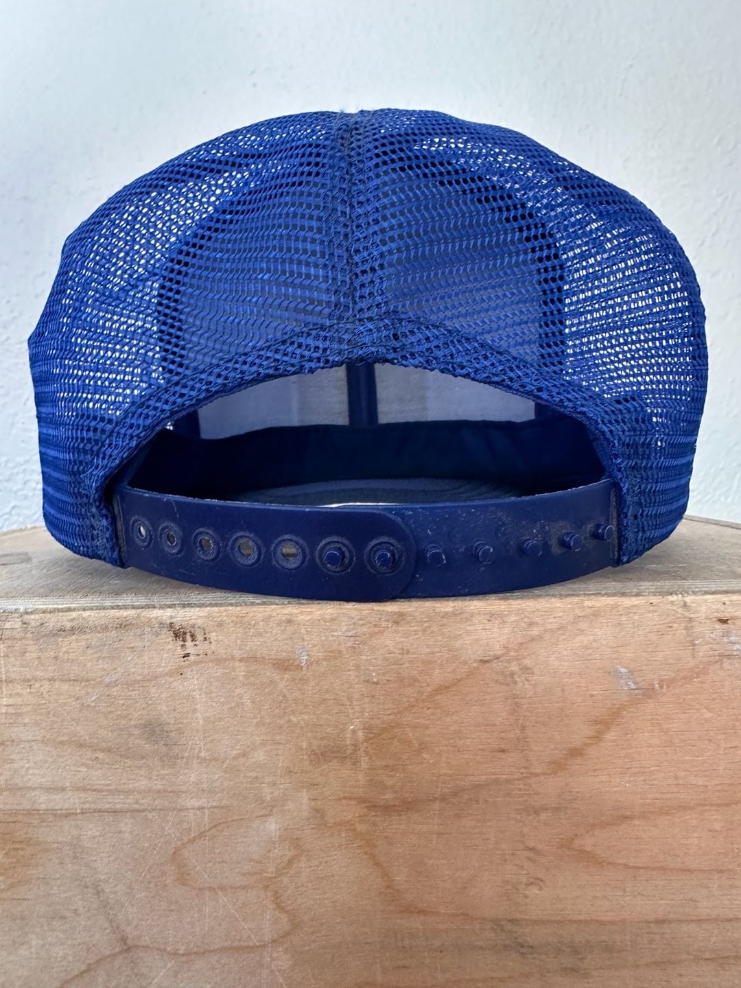 Vintage Lone Star Gas Trucker Hat Blue Snapback Mesh Patch 4