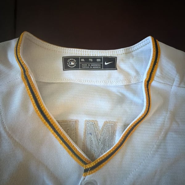 Nike Pittsburgh Pirates Roberto Clemente 21 Jersey Size XXL White MLB
