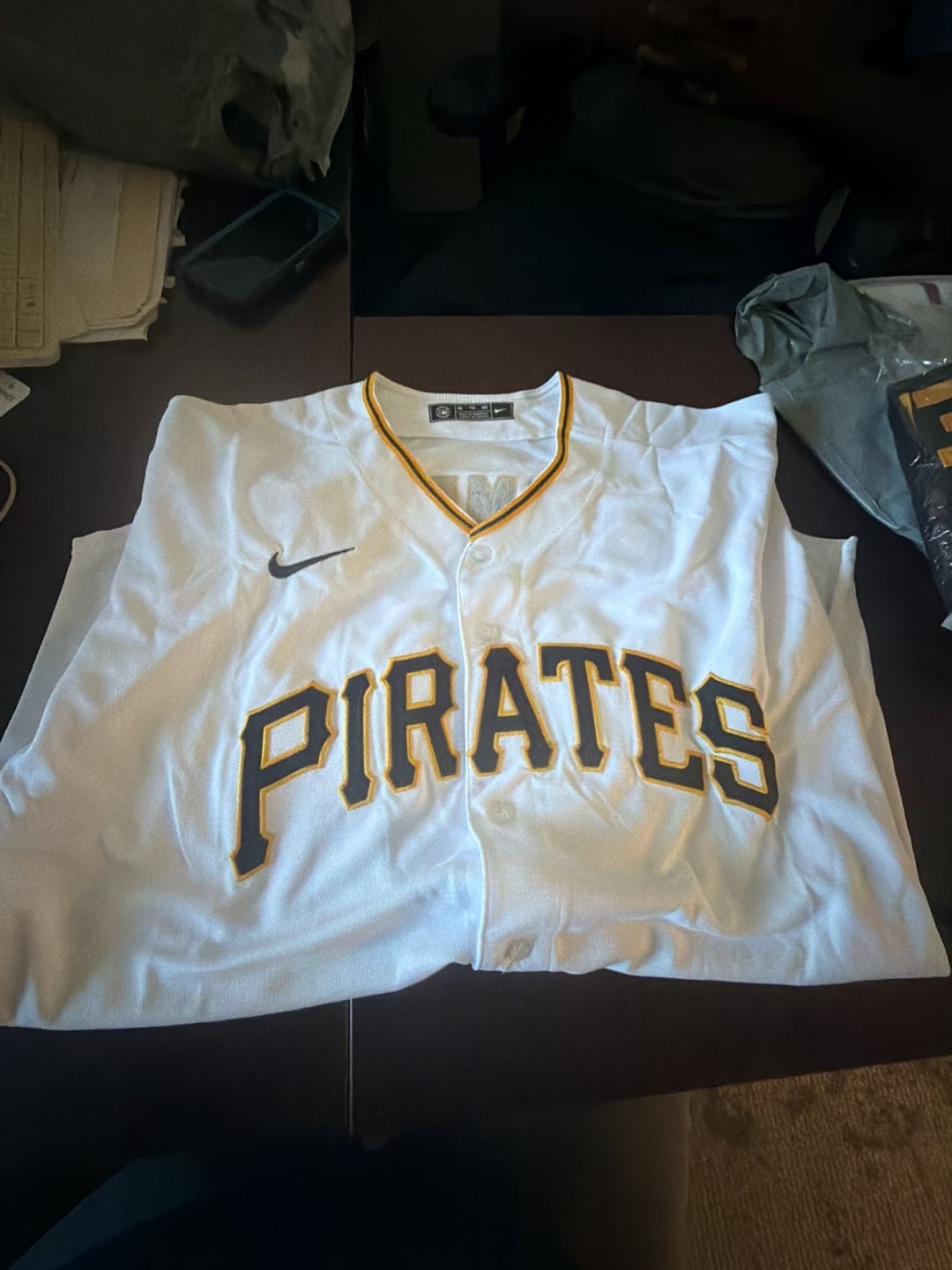 Nike Pittsburgh Pirates Roberto Clemente 21 Jersey Size XXL White MLB 3