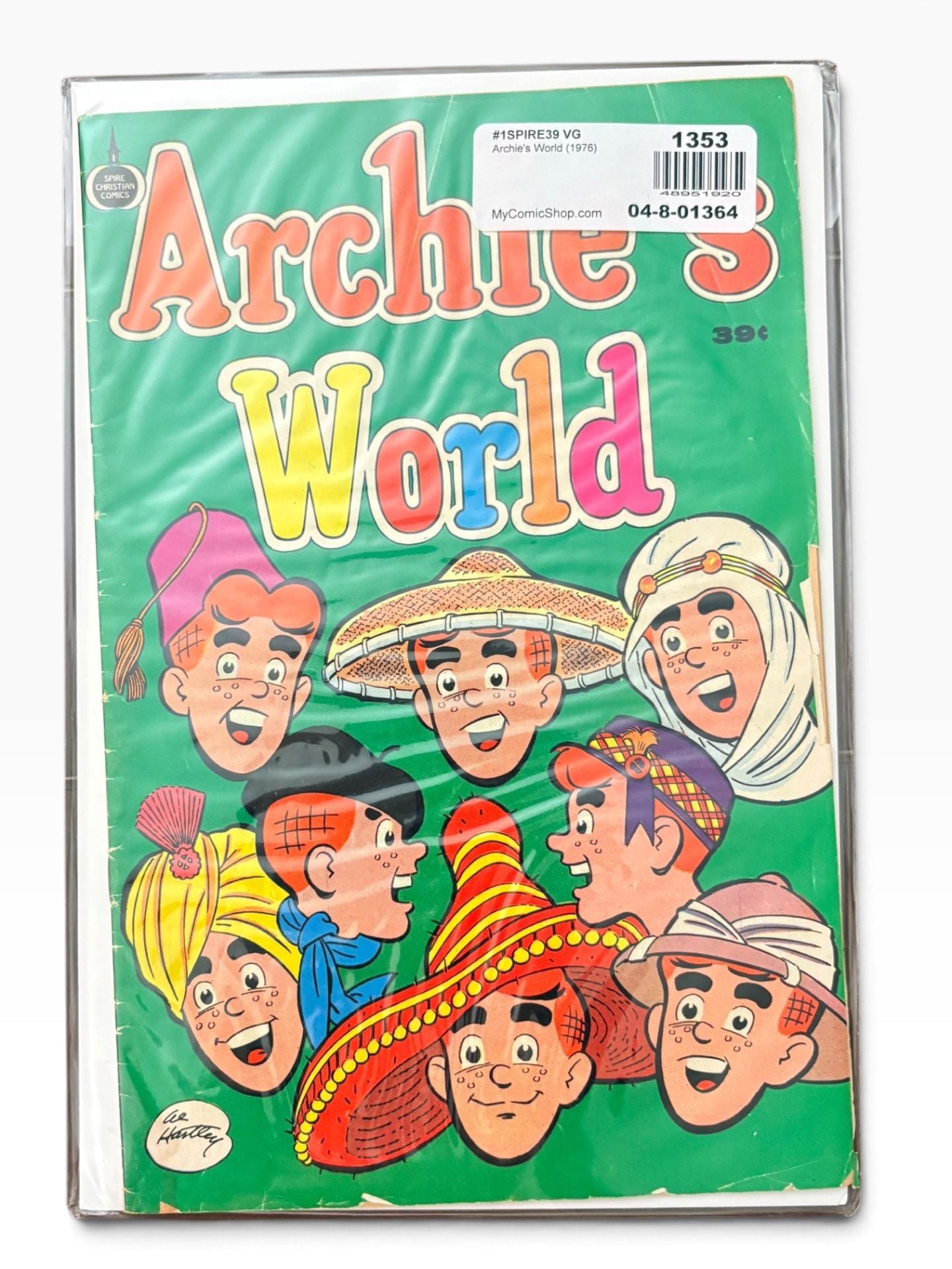 Spire Comics Archies World Comic Book 1976 Vintage 9