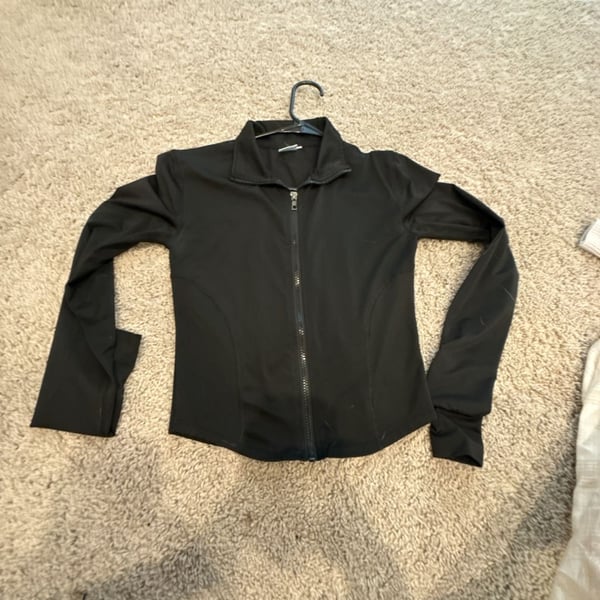OFFLINE by Aerie The Hugger Full Zip Jacket Black