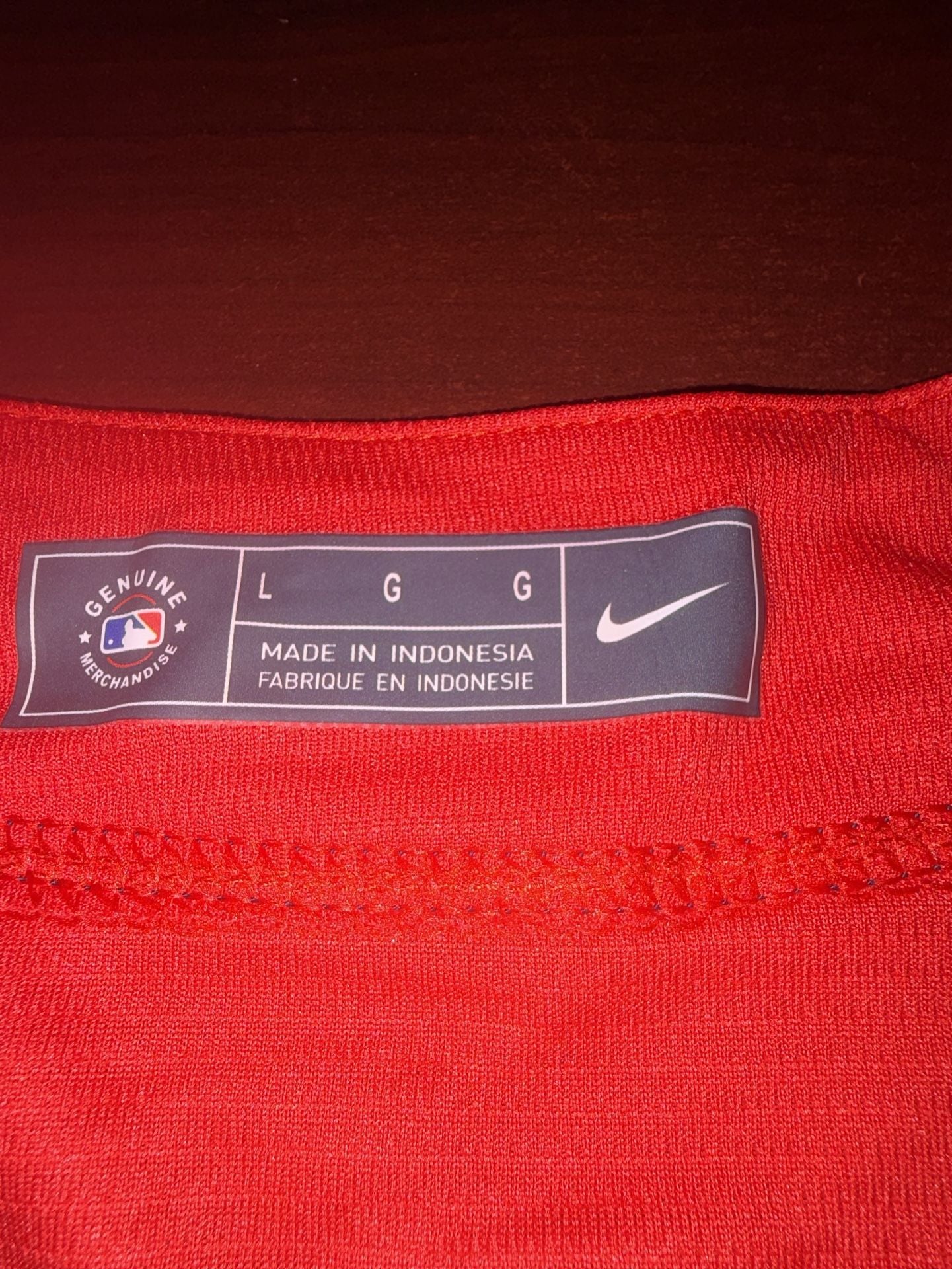 Nike Atlanta Braves Matt Olson 28 Jersey Size L Red MLB Baseball 2
