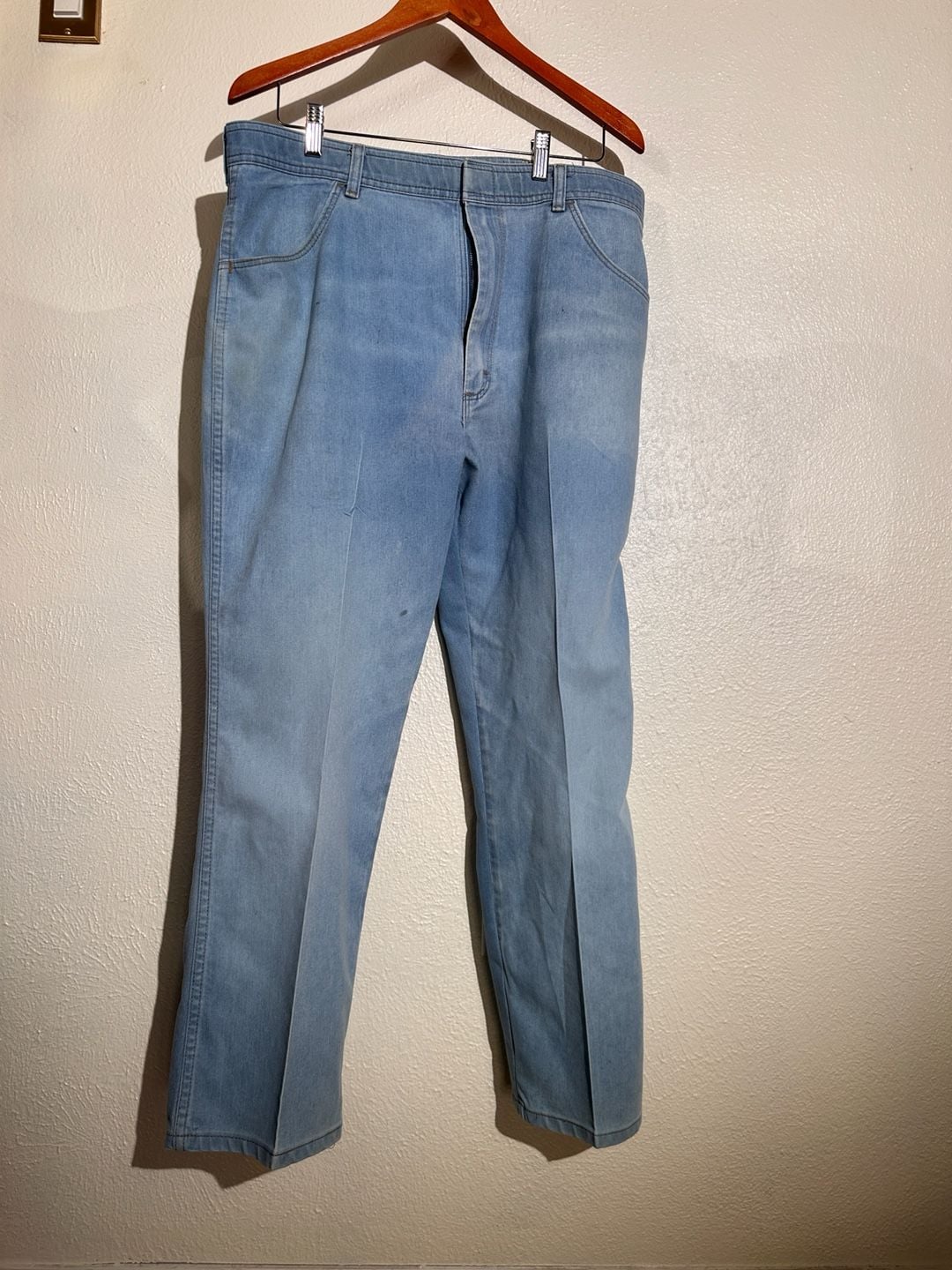 Wrangler Vintage Light Wash Denim Jeans Blue 2