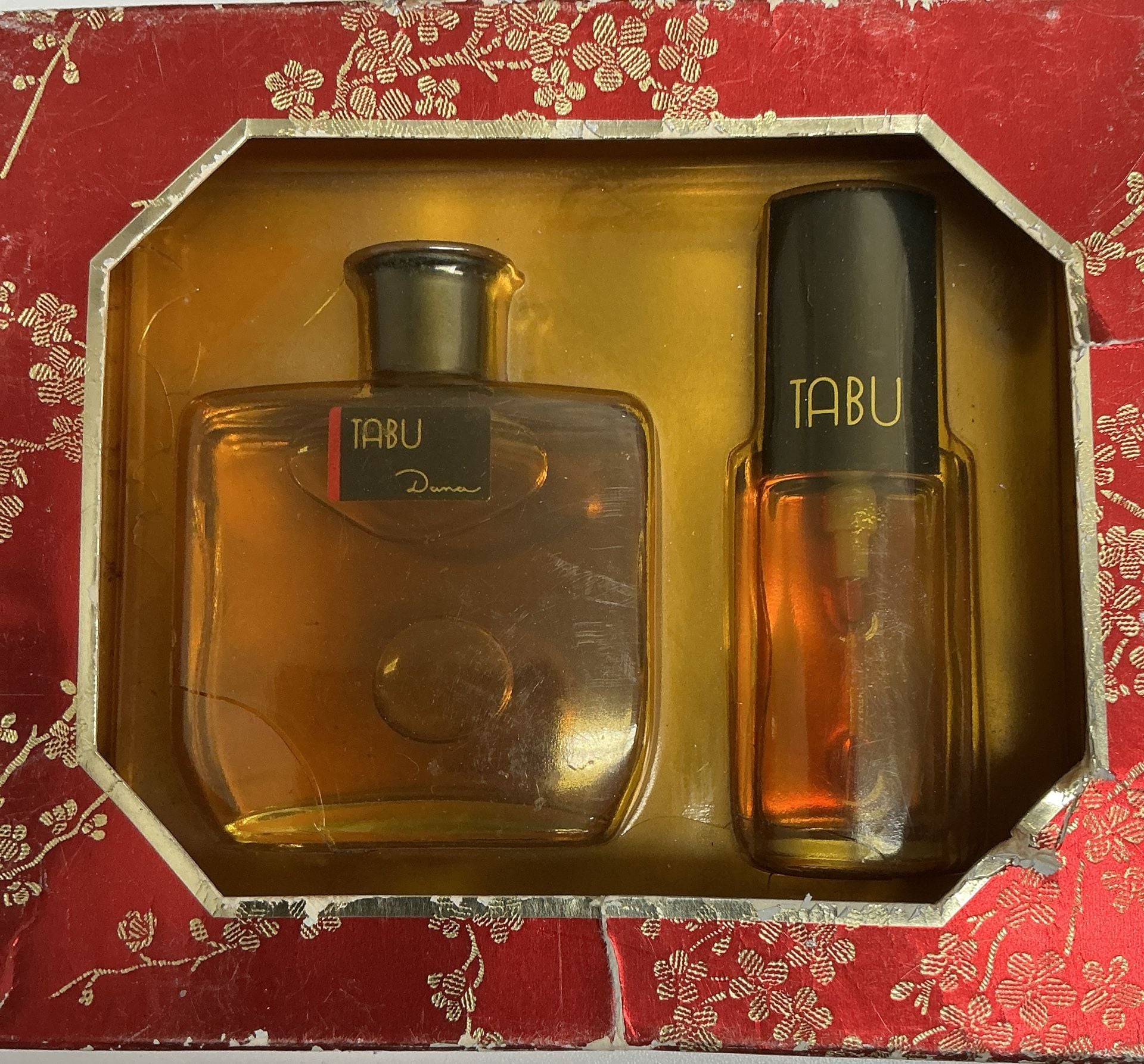 Dana Tabu Fragrance Gift Set Vintage Perfume Cologne 1