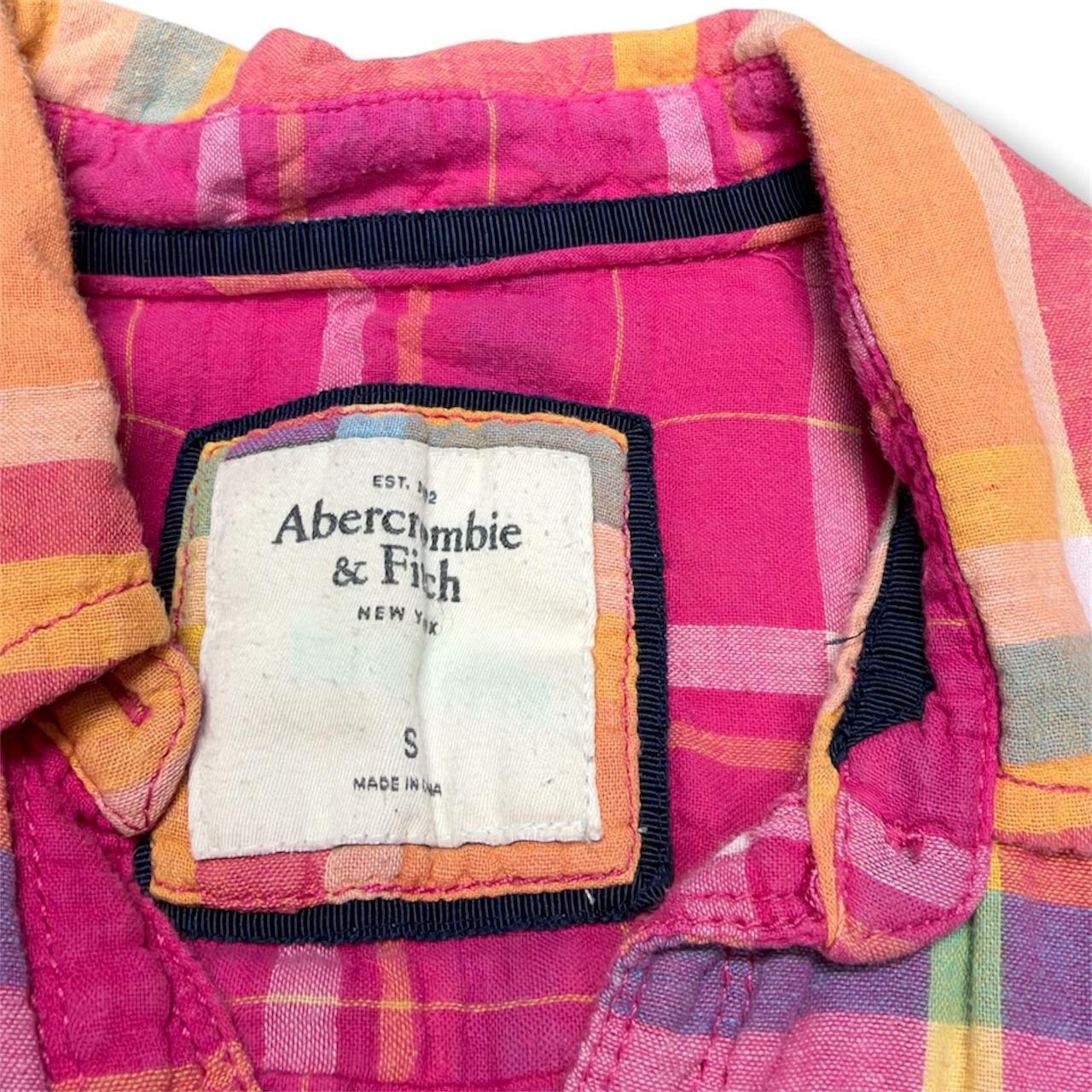 Y2K Abercrombie & Fitch Plaid Button Up Shirt 4