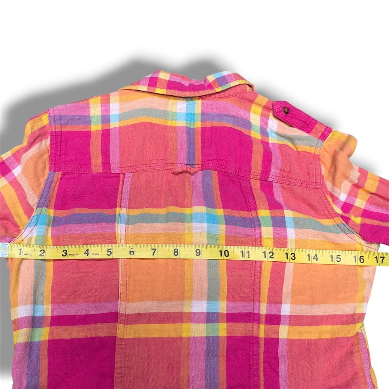 Y2K Abercrombie & Fitch Plaid Button Up Shirt 5