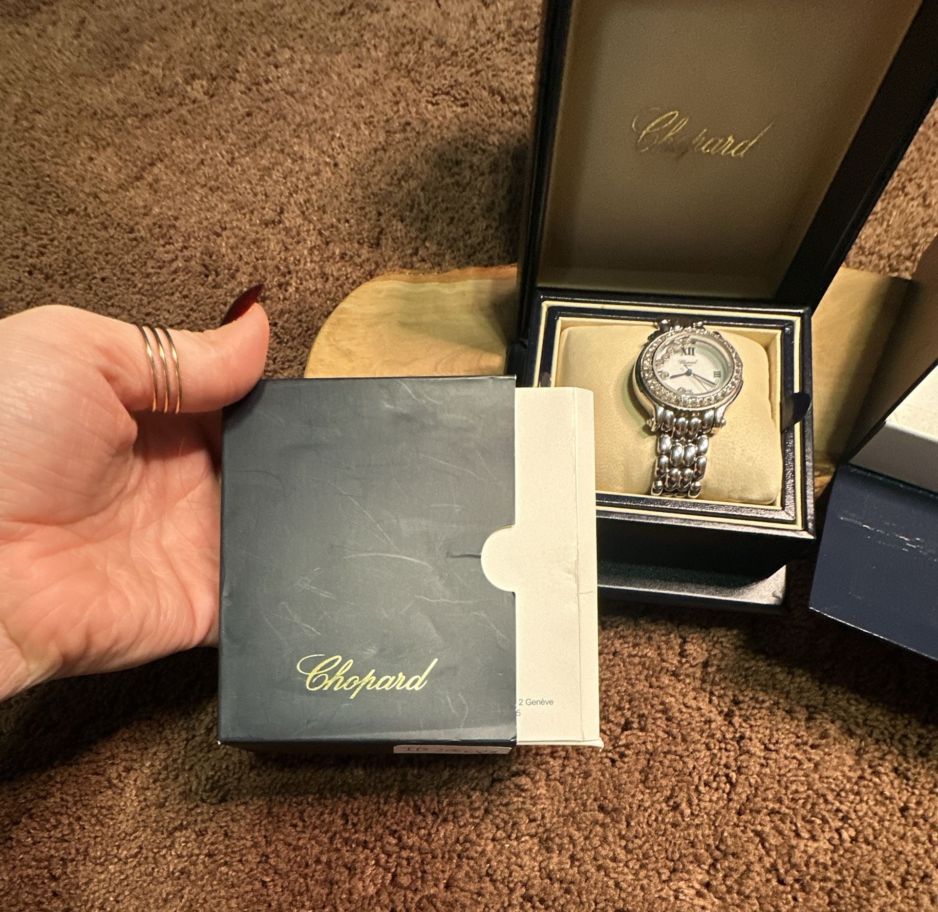 Chopard Happy Sport Diamond Watch Stainless Steel Box & Papers Included 14
