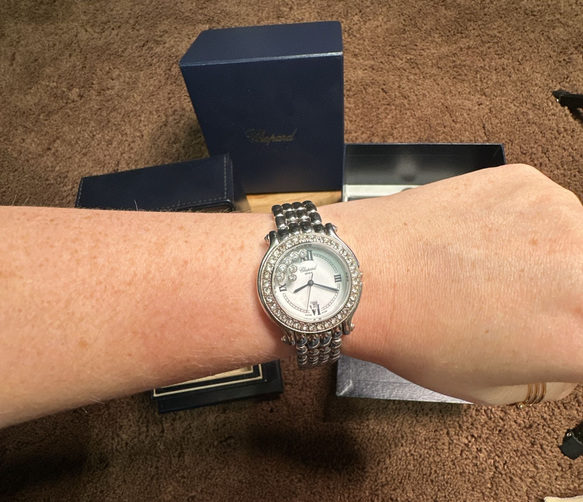 Chopard Happy Sport Diamond Watch Stainless Steel Box & Papers Included 12