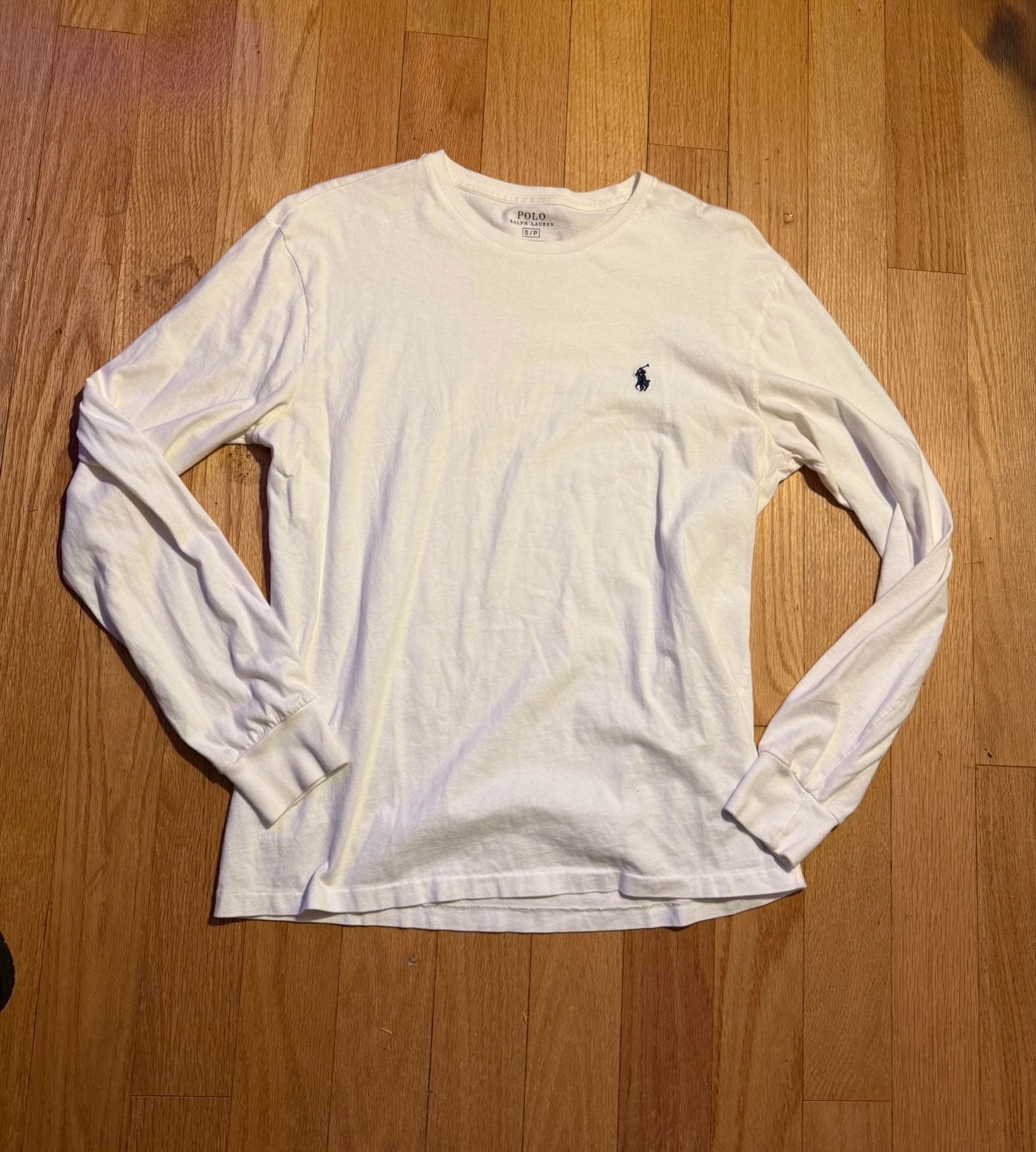 Polo Ralph Lauren Long Sleeve T-Shirt Size S White 2