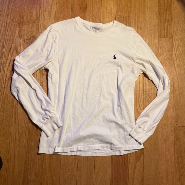 Polo Ralph Lauren Long Sleeve T-Shirt Size S White