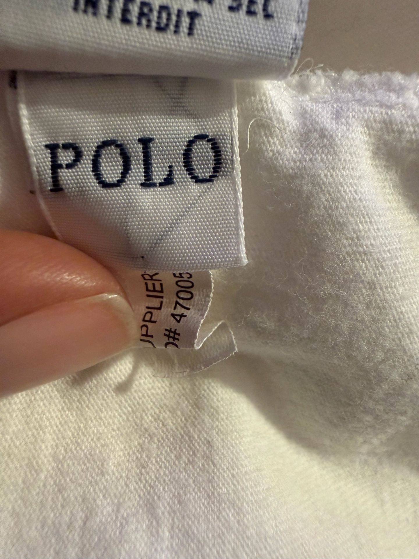 Polo Ralph Lauren Long Sleeve T-Shirt Size S White 5