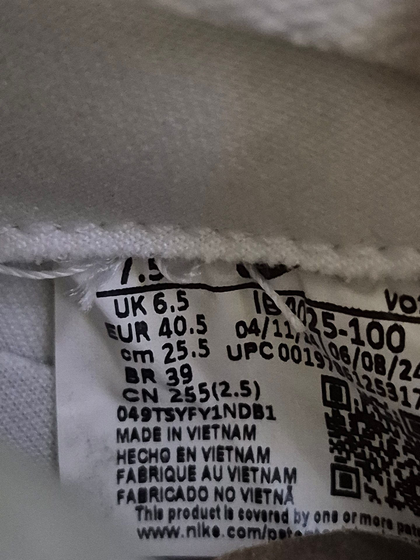 Nike Air Force 1 Jason Voorhees White Sneakers 8