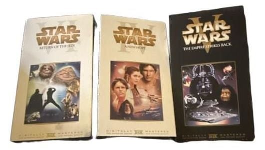 Star Wars Trilogy VHS Box Set THX Digitally Mastered 4