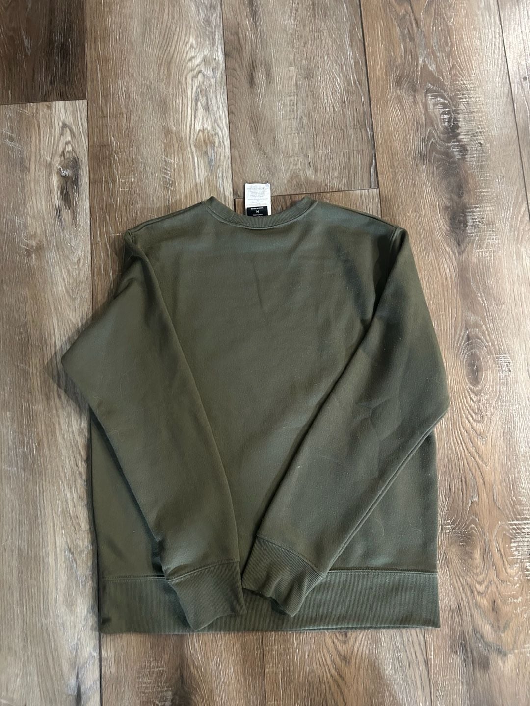 New Balance Crewneck Sweatshirt Size M Green Logo 7