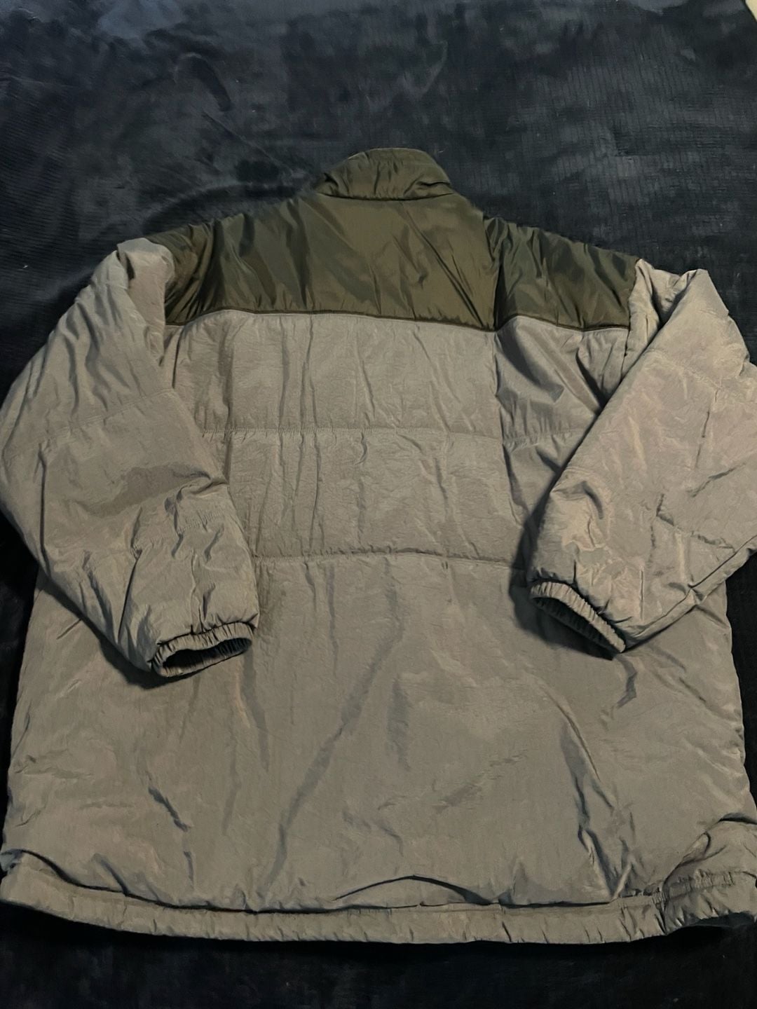 Nike Puffer Jacket Size XXL Vintage 90s Winter Coat Gray Black 5