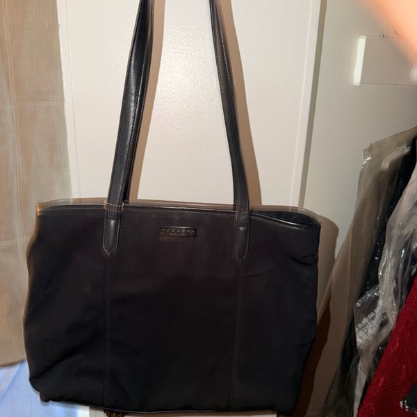 Coach Neo City Tote Black Neoprene Shoulder Bag