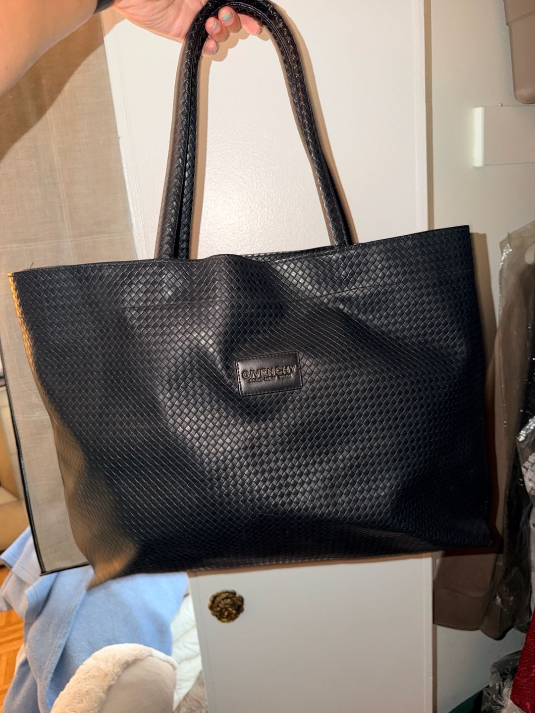 Givenchy Woven Tote Bag Black 2
