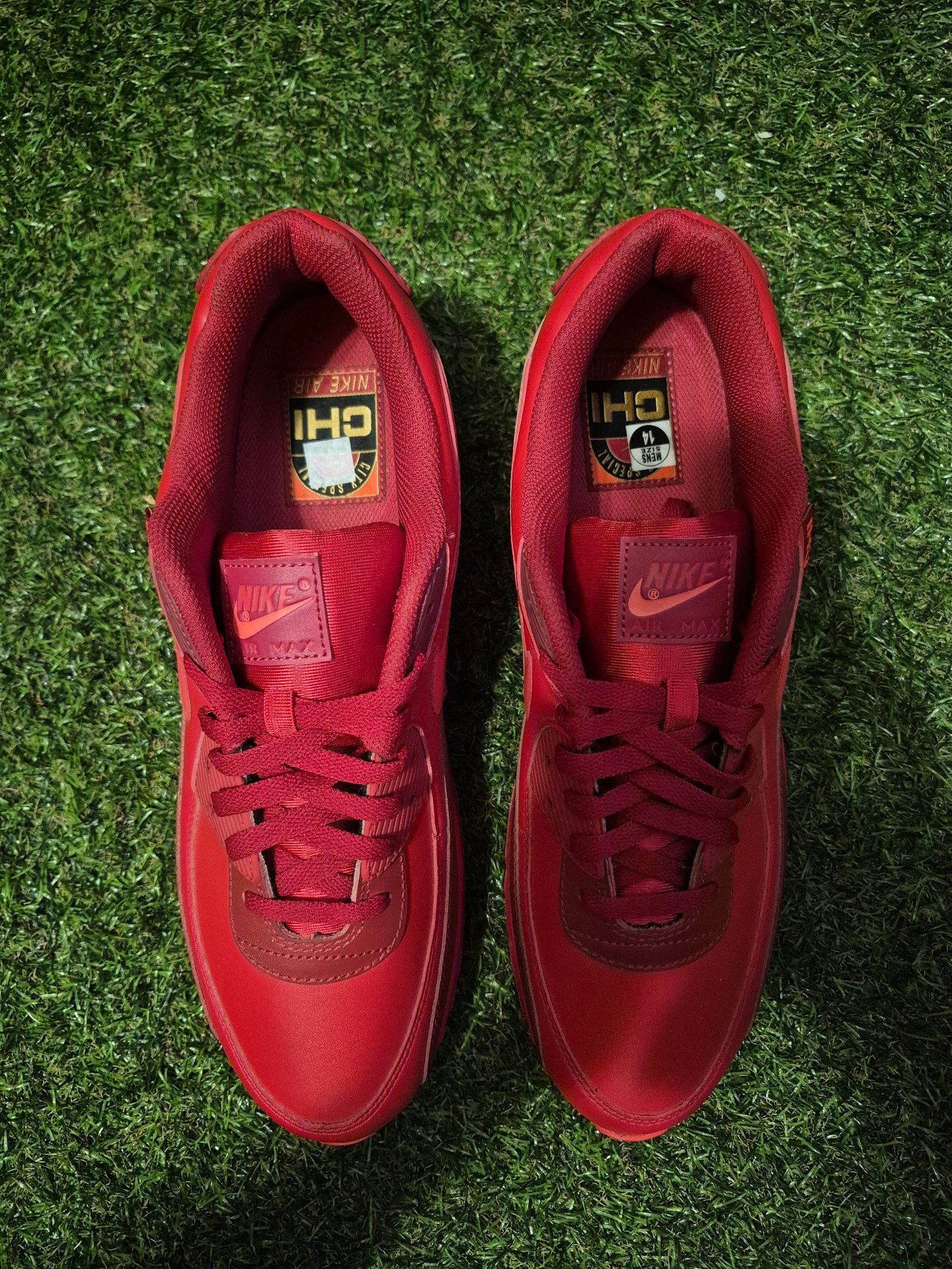 Nike Air Max 90 City Special Chicago Size 14 Red 6