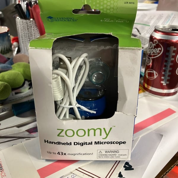 Learning Resources Zoomy Handheld Digital Microscope