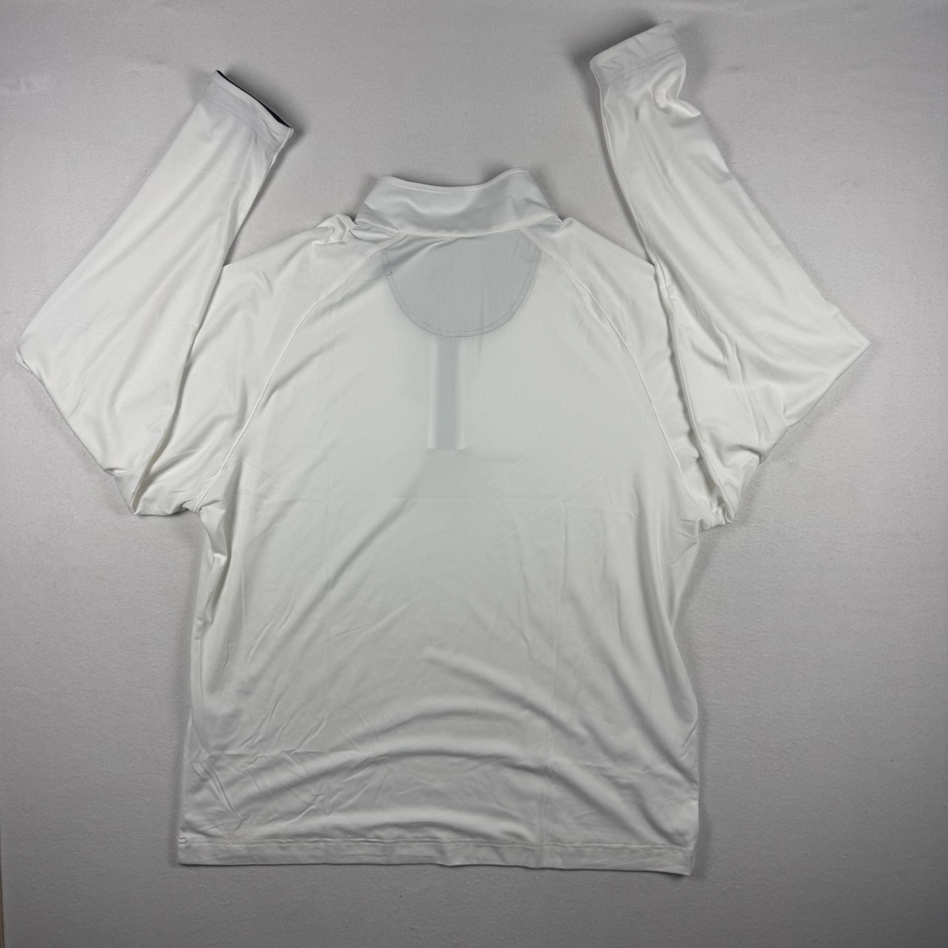 Fairway & Greene New School 1/4 Zip Pullover Size Large White Golf 10