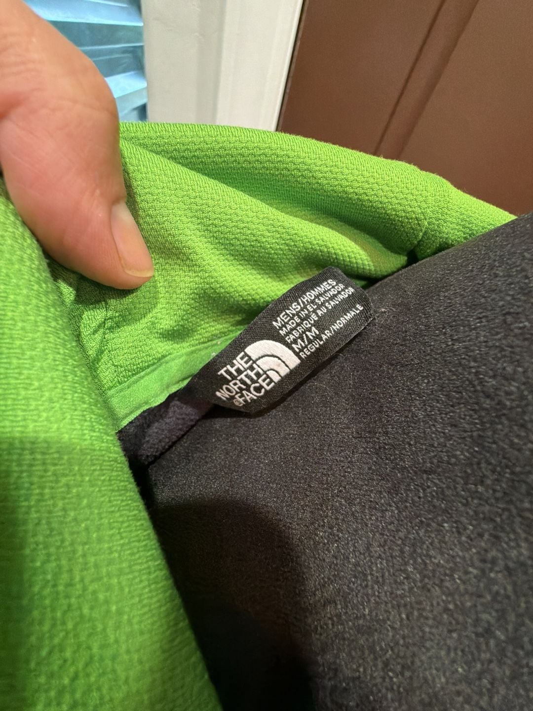 The North Face Surgent Full Zip Hoodie Size M Gray Green Sweatshirt 3