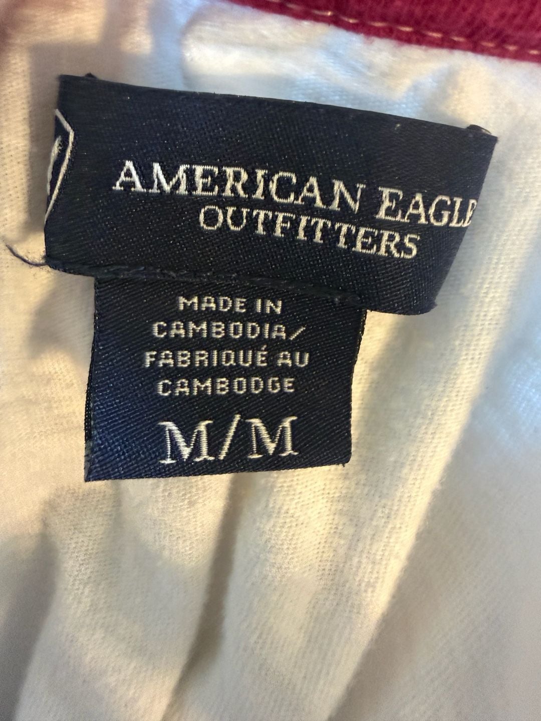 Y2K American Eagle Sweatshirt Size M New York Raglan Pullover Purple 5