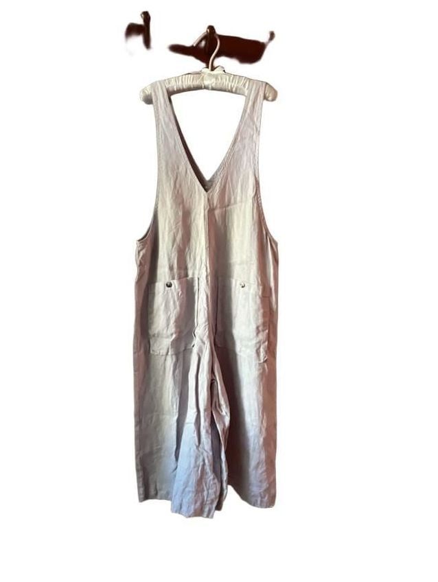 Kleen Linen Jumpsuit Size S Lavender 2